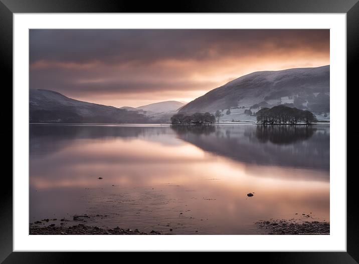 Coniston Water Framed Mounted Print by Picture Wizard