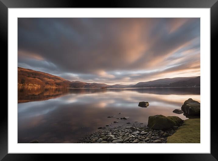 Coniston Water Framed Mounted Print by Picture Wizard