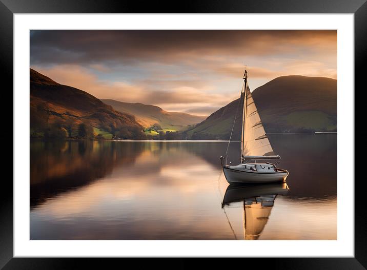 Ullswater sunrise Framed Mounted Print by Picture Wizard