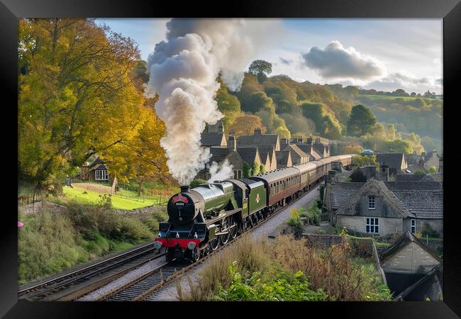 North Yorkshire Express Framed Print by Picture Wizard