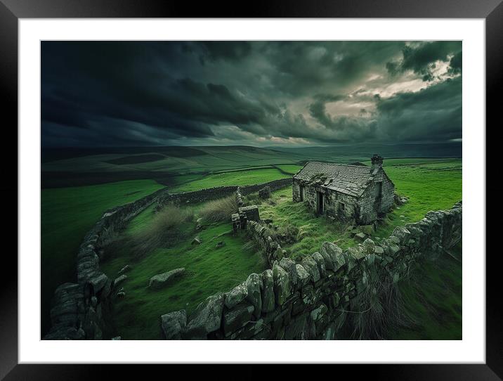 Yorkshire Ruins Framed Mounted Print by Picture Wizard