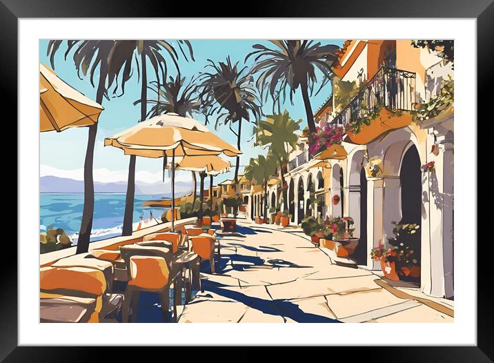 Marbella  Framed Mounted Print by Picture Wizard