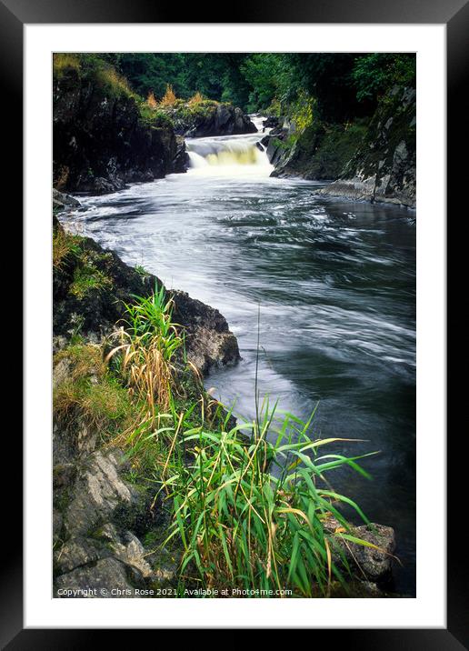 River Teifi Framed Mounted Print by Chris Rose