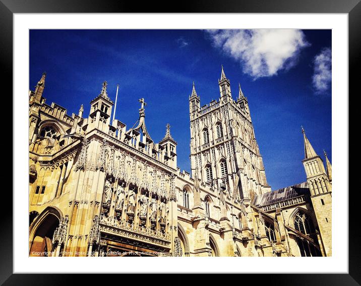 Gloucester Cathedral Framed Mounted Print by Chris Rose