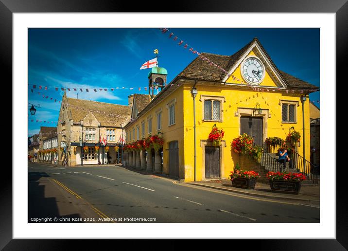 Tetbury, Market House Framed Mounted Print by Chris Rose