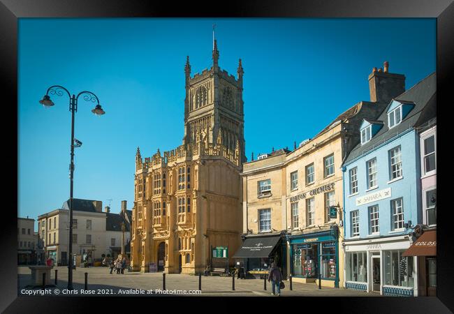 Cirencester Market Place Framed Print by Chris Rose