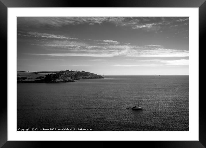St Mawes, St Anthony Head Framed Mounted Print by Chris Rose
