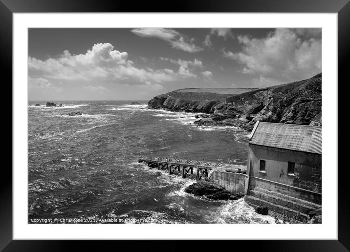Lizard Point Framed Mounted Print by Chris Rose