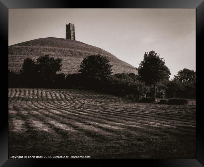 Glastonbury Tor Framed Print by Chris Rose