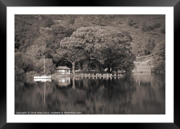 Coniston Water Framed Mounted Print by Chris Rose