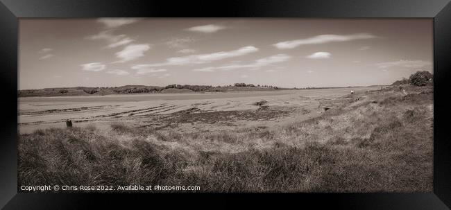 Purton Hulks on the River Severn, Gloucestershire Framed Print by Chris Rose