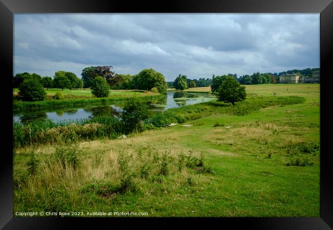 Kedleston Hall, Derbyshire Framed Print by Chris Rose