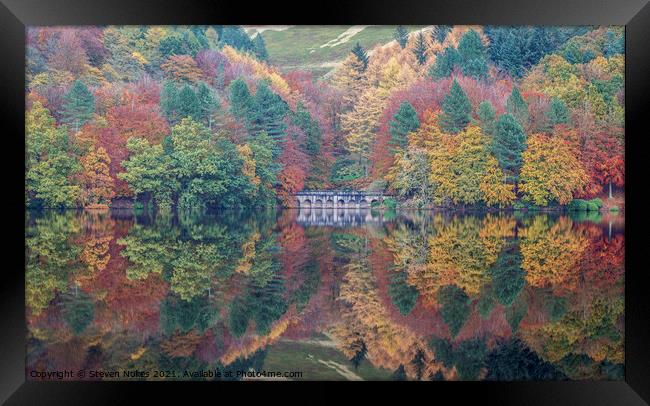 Serene Autumn Bliss Framed Print by Steven Nokes