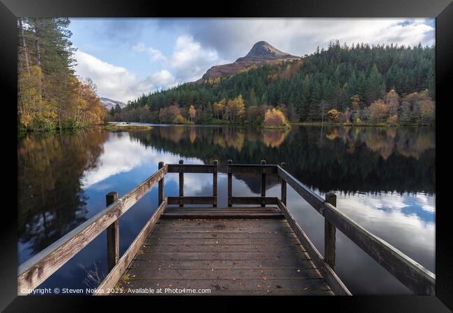 Pap of Glencoe, Glencoe Lochan, Glencoe, Scotland, Framed Print by Steven Nokes