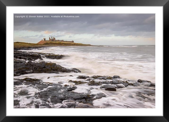 Majestic Ruins by the Sea Framed Mounted Print by Steven Nokes