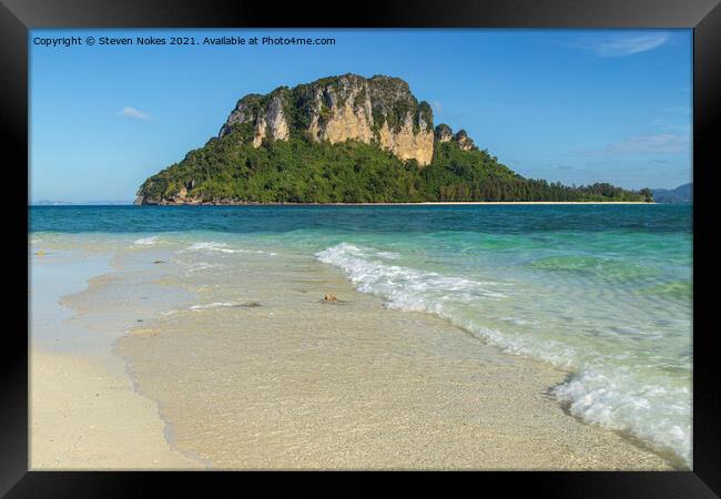 Paradise Found Framed Print by Steven Nokes