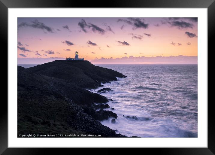 Twilight Romance Framed Mounted Print by Steven Nokes