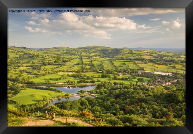 Majestic Views of Teggs Nose Country Park Framed Print by Steven Nokes