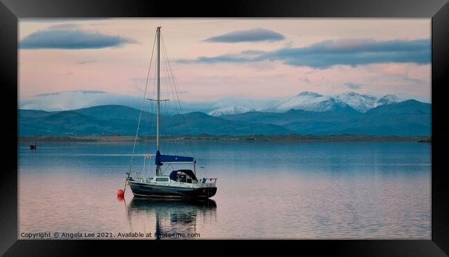 the still of winter Framed Print by Angela Lee