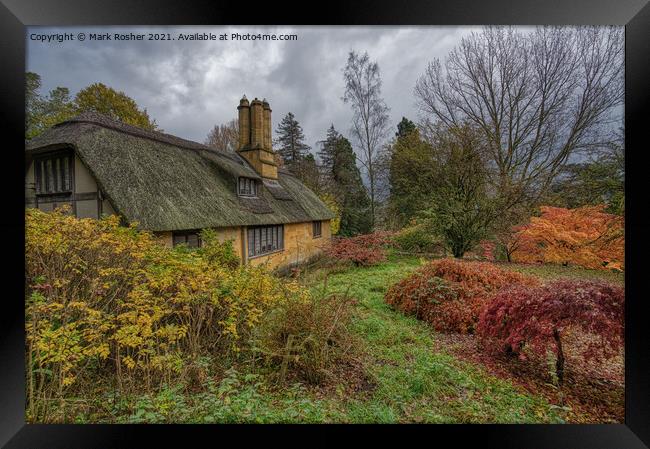 Cotswold Cottage Colours Framed Print by Mark Rosher