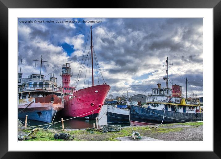 Still Afloat; Looking for Love Framed Mounted Print by Mark Rosher
