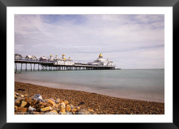 Eastbourne Pier Long Exposure Framed Mounted Print by Stephen Coughlan