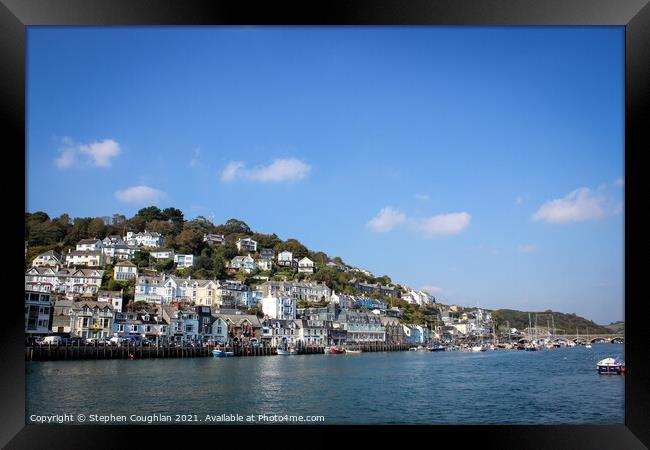 Looe, Cornwall Framed Print by Stephen Coughlan