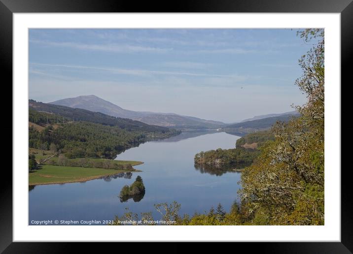 Queens View, Cairngorms Framed Mounted Print by Stephen Coughlan