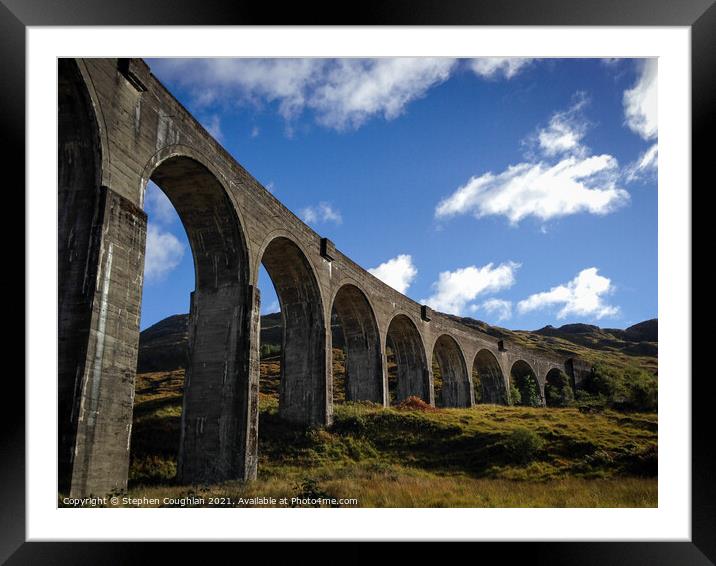 Glenfinnan Viaduct Framed Mounted Print by Stephen Coughlan