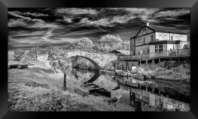 River Idle at Haxey Quays Framed Print by Brent Thompson