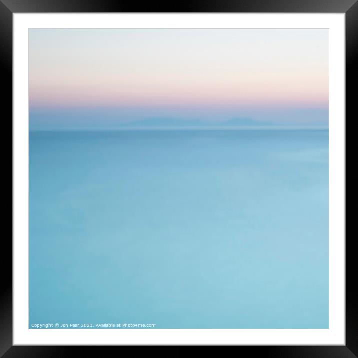 The Colours of Skye Framed Mounted Print by Jon Pear