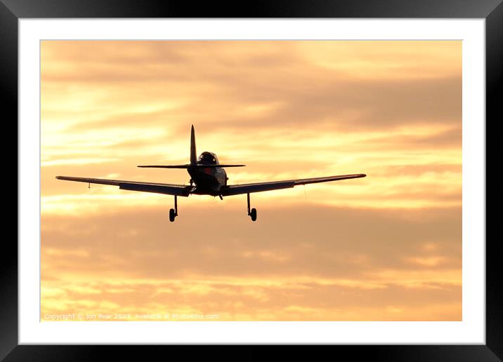 Chipmunk at Sunset  Framed Mounted Print by Jon Pear