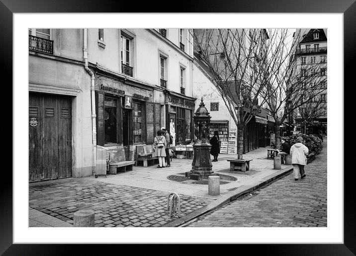 Outdoor street Framed Mounted Print by Gerry Walden LRPS