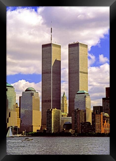 The Twin Towers Framed Print by Gerry Walden LRPS