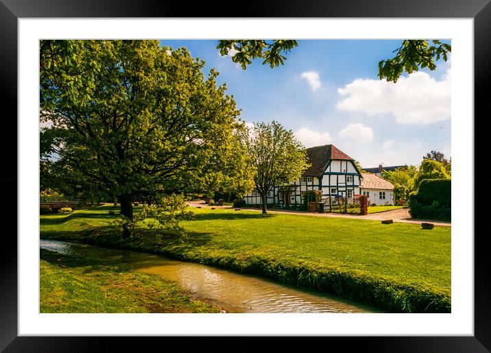 Timbered Cottage, Charlton Framed Mounted Print by Gerry Walden LRPS