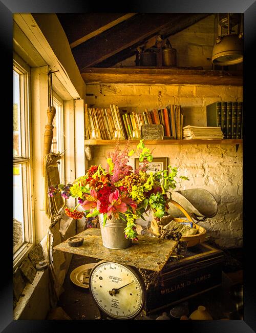 The Potting Shed Framed Print by Gerry Walden LRPS
