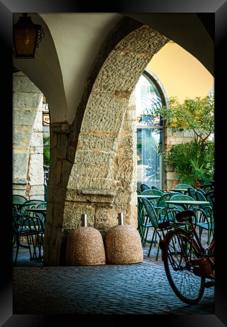 Arches, Riva del Garda. Framed Print by Gerry Walden LRPS