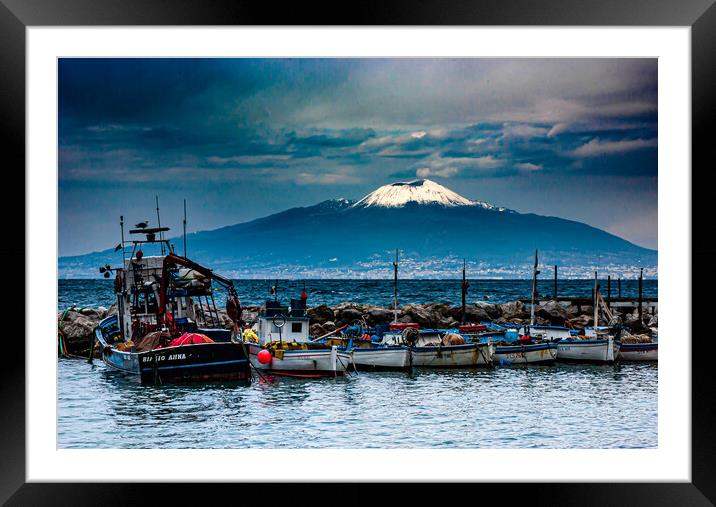 Across the Bay Framed Mounted Print by Gerry Walden LRPS