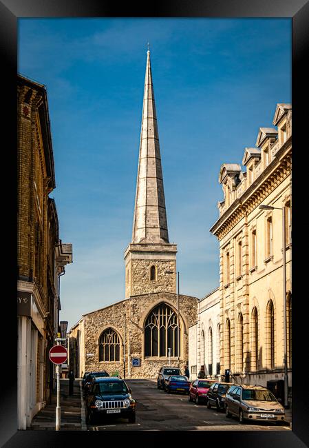St. Michael the Archangel Church, Southampton Framed Print by Gerry Walden LRPS
