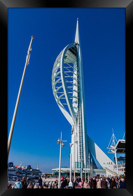 Spinnaker Tower Framed Print by Gerry Walden LRPS