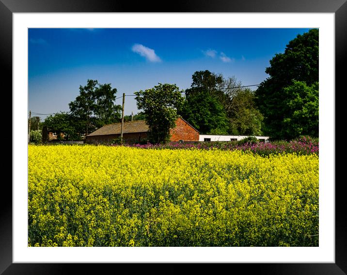 Wiltshire Landscape Framed Mounted Print by Gerry Walden LRPS