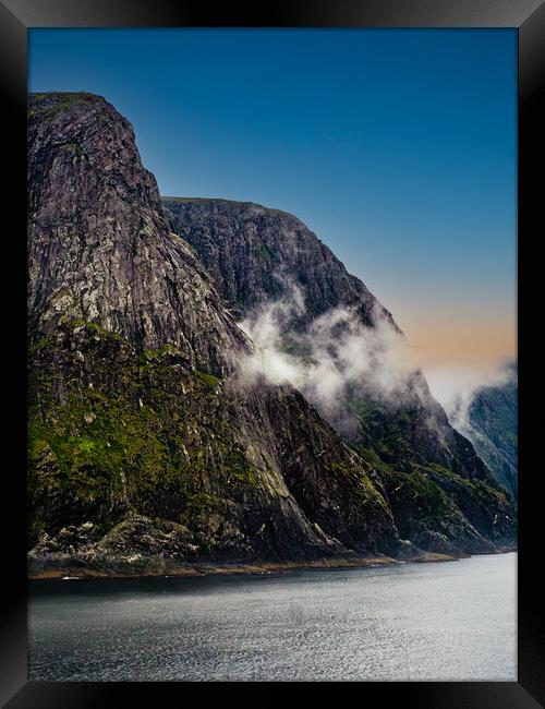 The majesty of the North Cape Framed Print by Gerry Walden LRPS