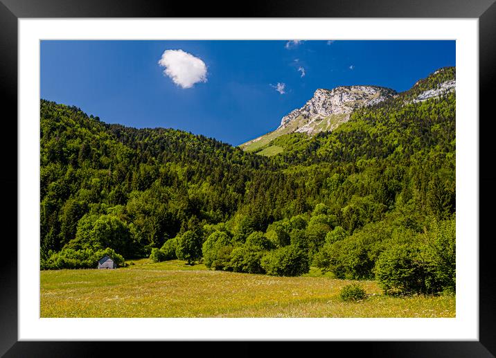 Landscape with Cloud, Savoy Framed Mounted Print by Gerry Walden LRPS