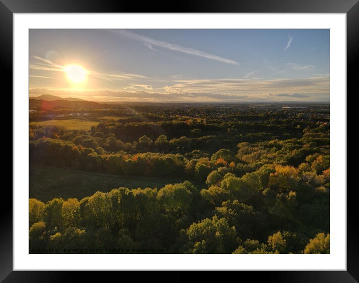 The Wrekin Framed Mounted Print by Mike Wright