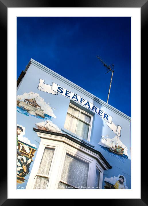 Broadstairs Chip Shop Framed Mounted Print by Simon Connellan