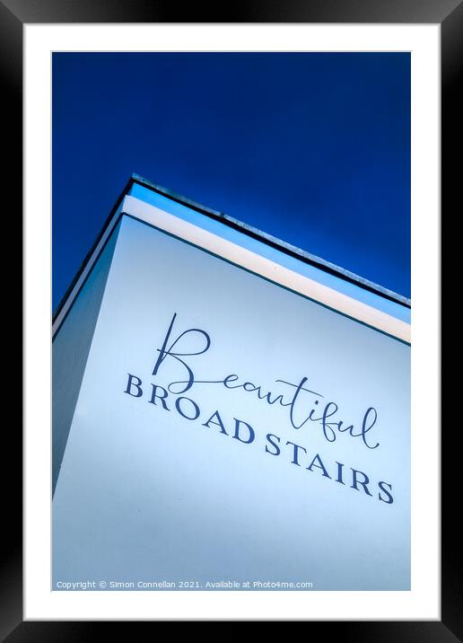 Beautiful Broadstairs Framed Mounted Print by Simon Connellan