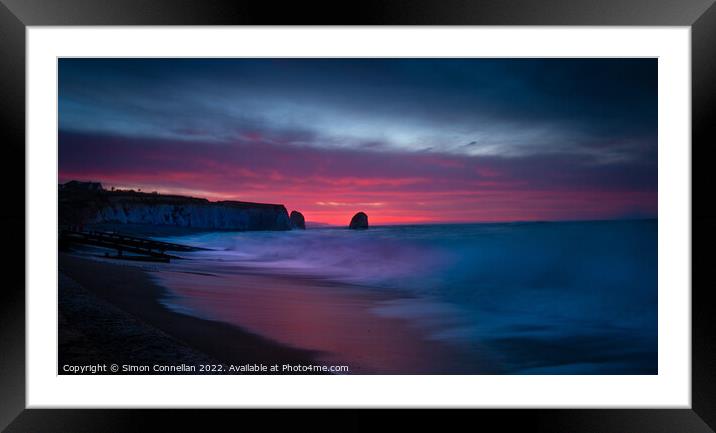First Light, New Years Day 2022 Framed Mounted Print by Simon Connellan