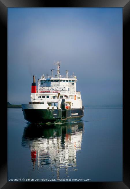Scottish Ferry Framed Print by Simon Connellan