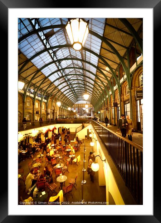 Covent Garden Framed Mounted Print by Simon Connellan