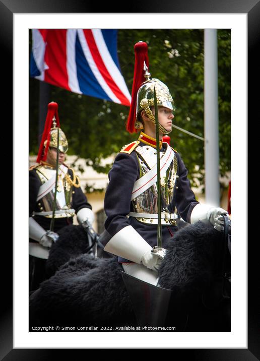 Horseguards on the Mall Framed Mounted Print by Simon Connellan